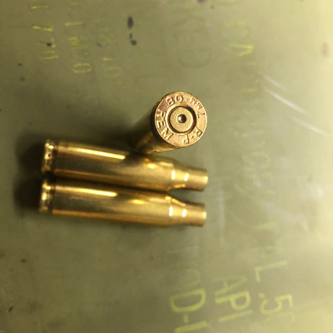 7mm08 Brass Casings - case/each and 20 Count